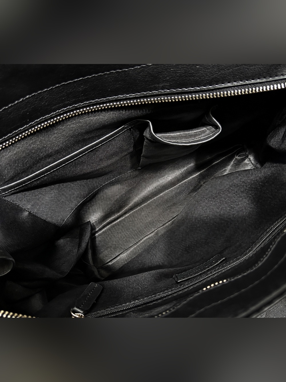 Italian Designer Tote POLICE Black Pyramid Large Structured Luxury Bag Purse - Picture 8 of 10